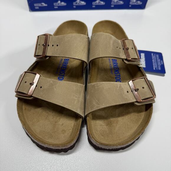 NIB • Birkenstock Arizona Soft Footbed Oiled Leather Size:38 L7/M5- Normal Width - Picture 3 of 8
